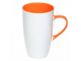 Чашка  внутри цветная с логотипом
