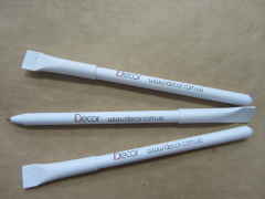 Эко-ручка с колпачком и нанесением логотипа