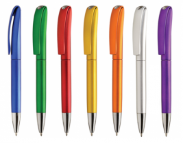 Ручка пластиковая INESS с нанесением логотипа