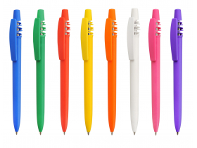 Ручка пластиковая IGO с нанесением логотипа