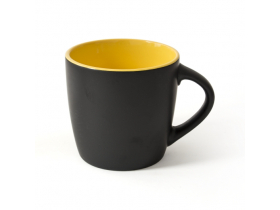 Чашка чорна ETNA  із нанесенням,  всередині кольорова