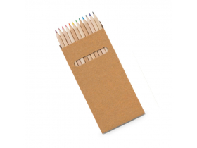 Набір кольорових олівців "Еко" з логотипом