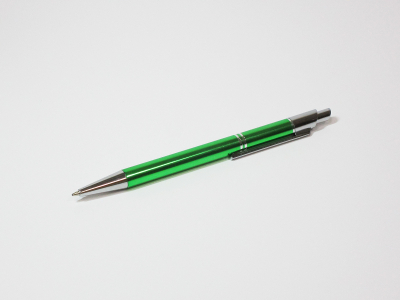 Металлическая ручка TIKO - зеленая