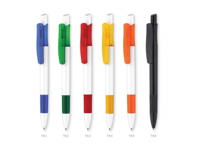 Ручка пластиковая TIBI RUBBER с вашим логотипом