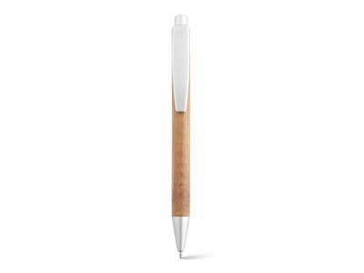 Бамбуковая ручка Bamboo с клипом и логотипом