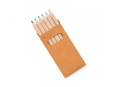 Набір кольорових олівців Міні "Еко" з логотипом