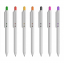 Ручка пластикова Lio white під нанесення логотипу